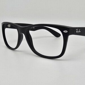Ray-Ban RB2132 622 New Wayfarer Classic Matte Rubber Black Sunglasses Frame 58mm